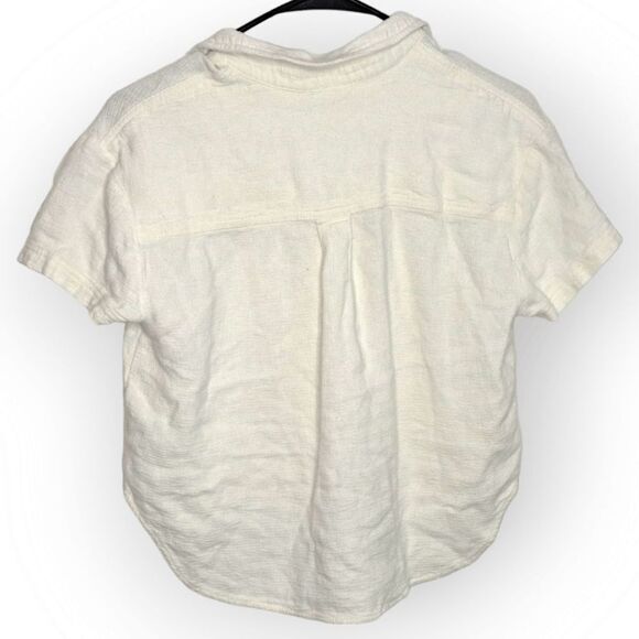 Madewell Breezewoven Beachside Shirttail Top size Small - Picture 6 of 10